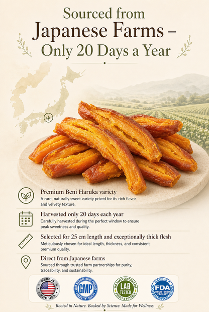 Soft and Sweet Skin-On Dried Sweet Potato