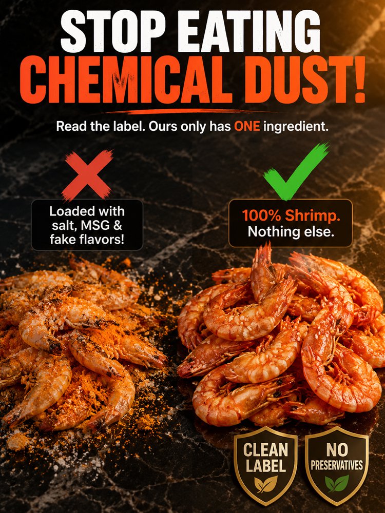 Non-fried Unsalted Ready-to-Eat RoastedShrimp