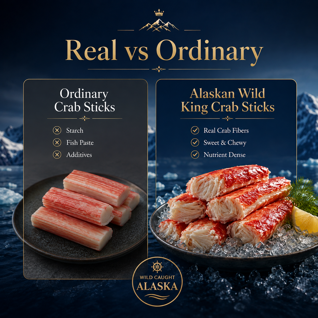 🌊 Alaskan Deep-Sea King Crab Essence Sticks 🦀