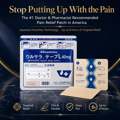 🔥🇯🇵 Japanese Salonpas® Pain Relief Patch🩹— America’s Trusted Doctor &💪✨Pharmacist Recommended Pain Relief