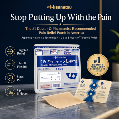 🔥🇯🇵 Japanese Salonpas® Pain Relief Patch🩹— America’s Trusted Doctor &💪✨Pharmacist Recommended Pain Relief