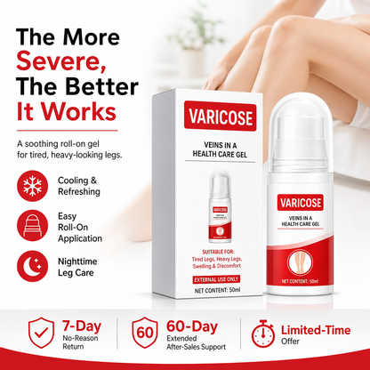 💪Advanced Strength Far-Infrared Therapy Gel 🔥 — Deep-Acting Care for Varicose Veins 🦵✨