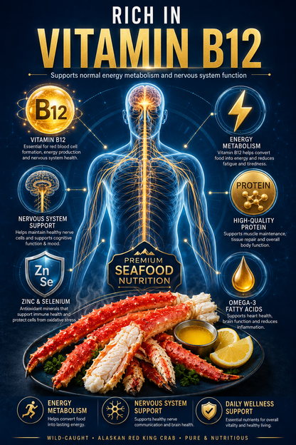 🦀 Alaskan Red King Crab Legs Shrimp - 🏆💎 Ready to Eat High-Protein Seafood Snack