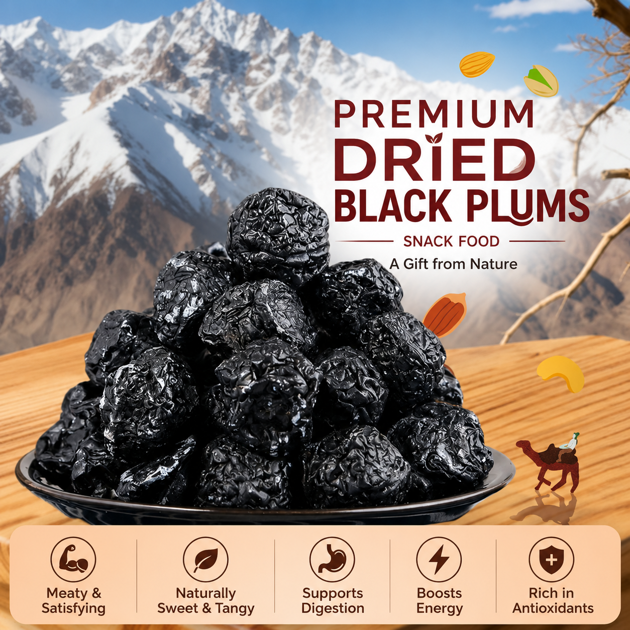 🥇🎉 Ultimate 🐉🐉Dried Wu Mei Plums Ancient Superfruit for Energy, Stamina & Overall Wellness
