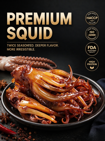 🦑 High-protein grilled squid caught in the deep Atlantic Ocean