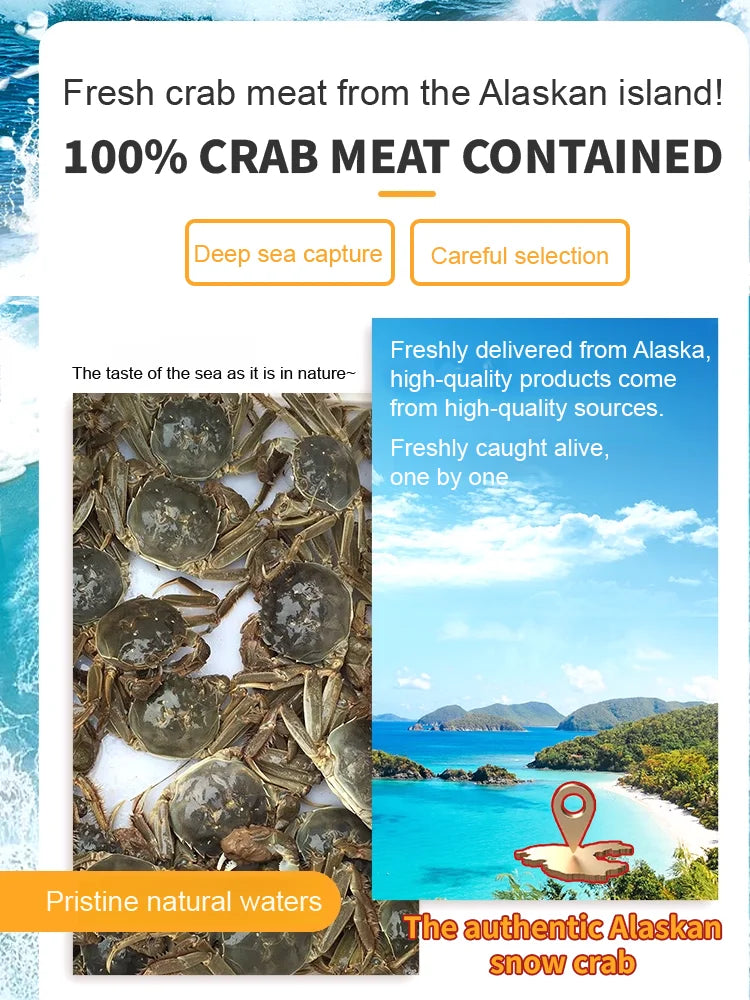 Alaskan Snow Crab Ready-to-EatCrispy Crab