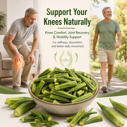 🌿 JointFlex Okra Chips 🥬 | Knee Comfort, Joint Recovery &amp; Mobility Support