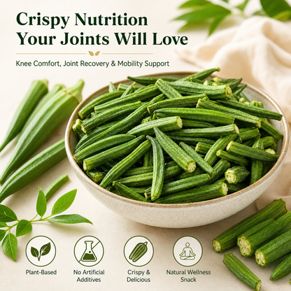 🌿 JointFlex Okra Chips 🥬 | Knee Comfort, Joint Recovery &amp; Mobility Support