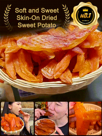 Soft and Sweet Skin-On Dried Sweet Potato-Sam